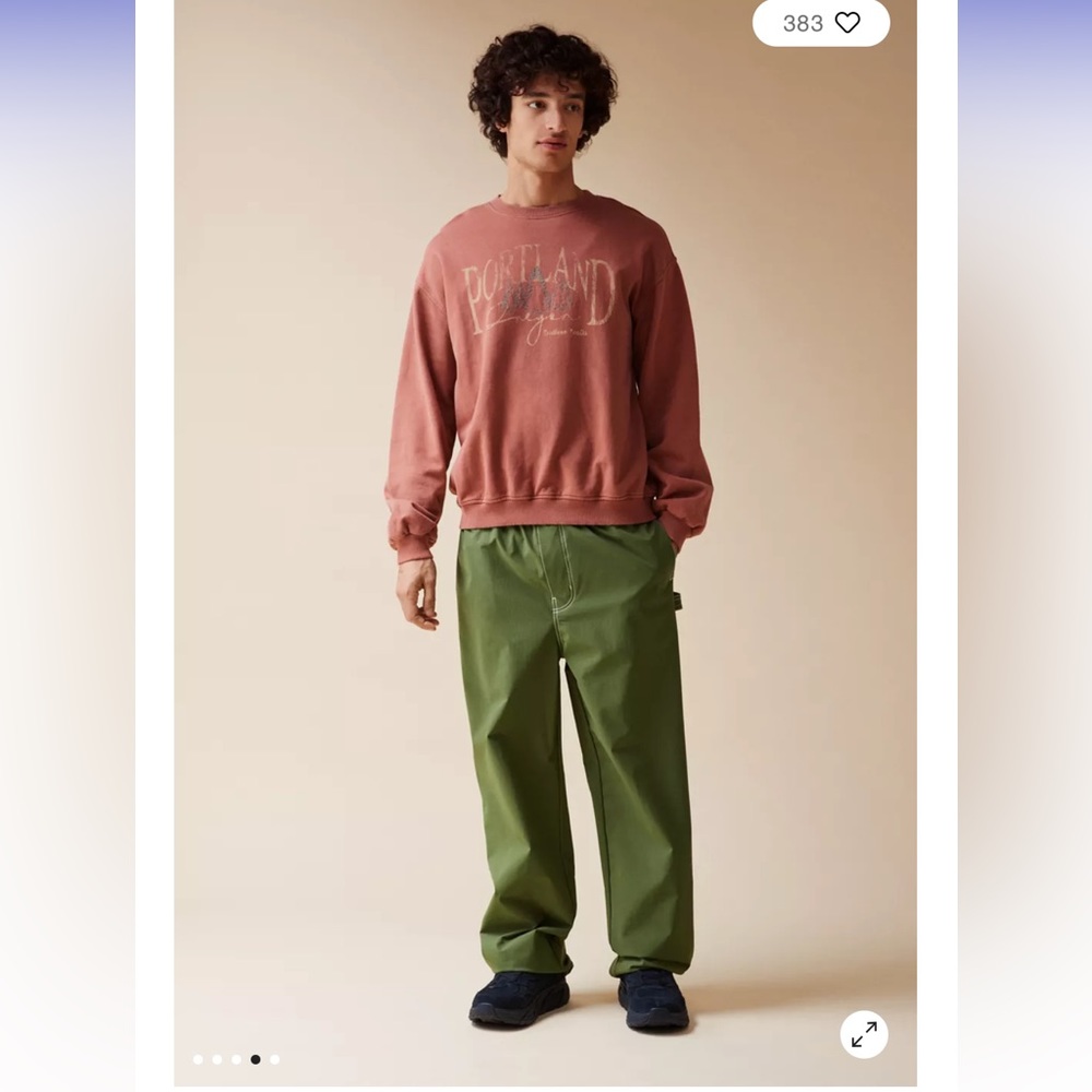 UO Nylon Skate Fit Carpenter Pant